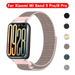 Nylon Loop Strap For Xiaomi Mi Band 9 Pro / 8 Pro SmartBand Wristband For Xiaomi Redmi Watch 4 Smartwatch Accessories Bracelet