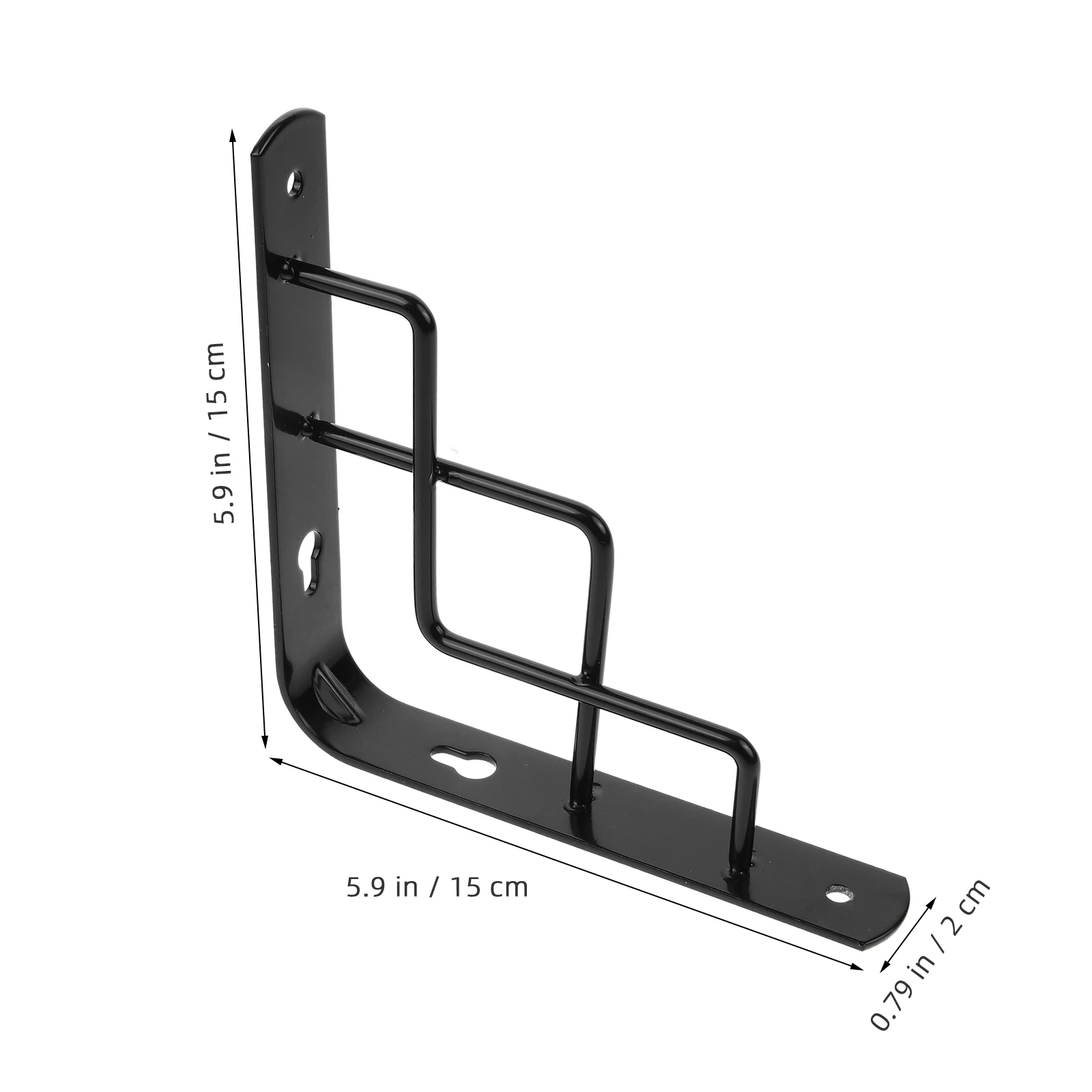 

Widened Reinforced Corner Shelf Brackets Heavy Duty Metal Wall Shelf Supports For Kitchen Bathroom Bookshelves Floating Desk
