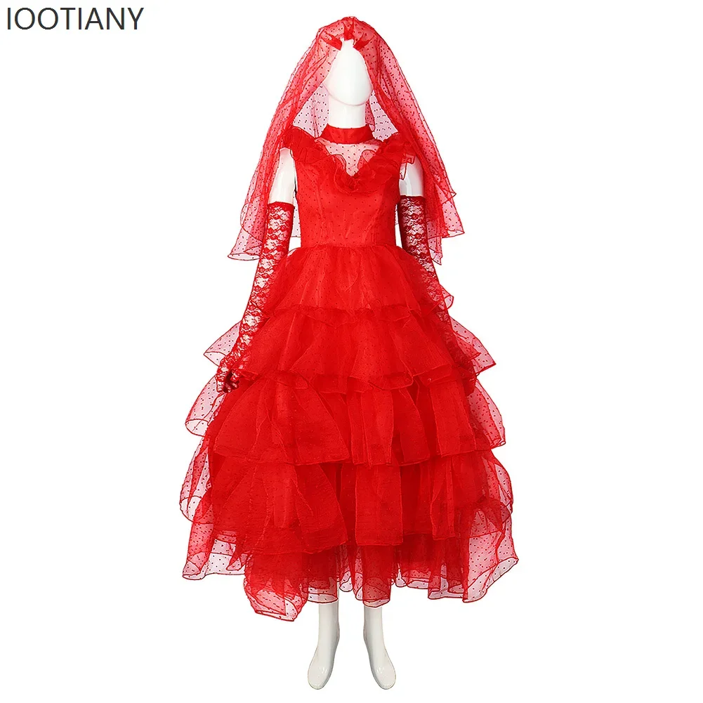 

CosplayHalloween New Fantasia Costume Women's Adult Red Sweet Fresh Wedding Wedding Dress Carnival Party Stage Role Play Costume