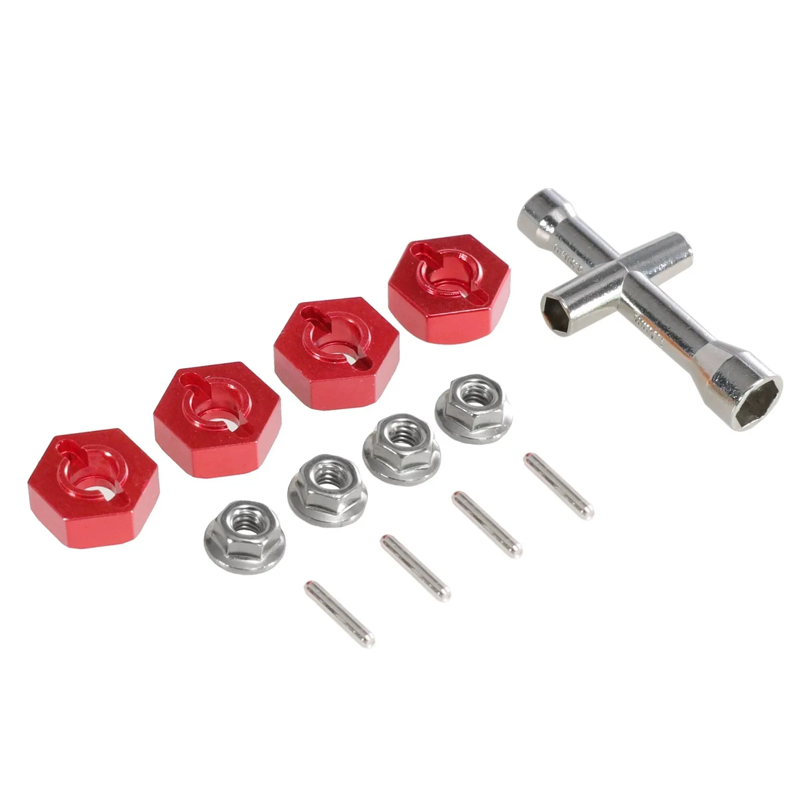 

Metal Combiner With Nut Hexagonal Sleeve For MN 1/12 MN128 G500 WLtoys 1/10 104001 1/12 12428 FY 01-08 RC Car Upgrade Parts