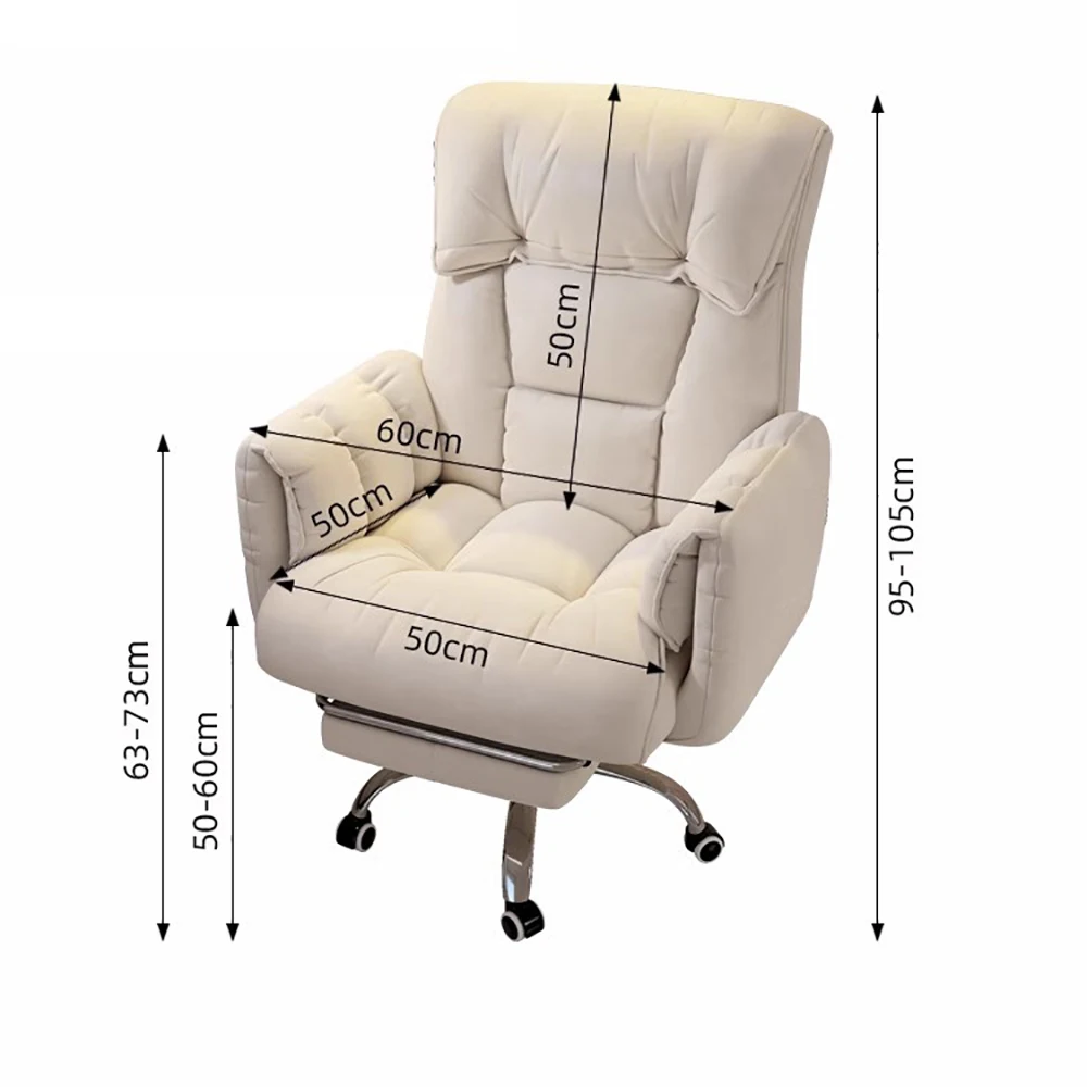 Ergonomic Lumbar Office Chair Decoration Modern Luxury Bedroom Gaming Chair Swivel Comfy Chaise De Jeux Gaming Bedroom Furniture