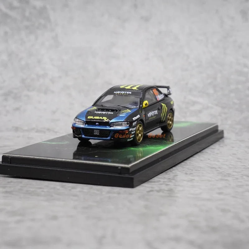 FW 1:64 스바루 WRC 시뮬레이션 합금 자동차 모델, 어린이를 위한 축제 선물이자 성인을 위한 수집용 장식품입니다.