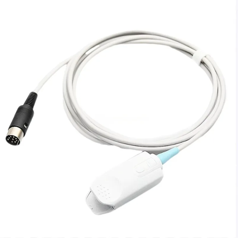 Spo2 Sensor Compatible Datascopes Adults Finger Clip Reusable SpO2 Probe