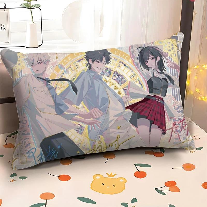 

Аниме периферийная мультяшная подушка с принтом высокой четкости, подушка для поясничной поддержки для дивана, офиса 40x60 см с подушкой