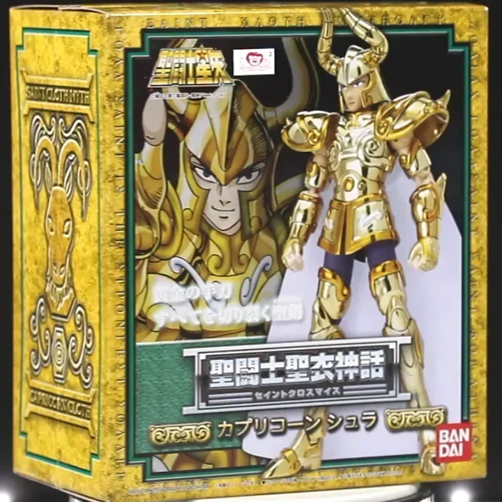 Bandai Holy Clothes Myth Golden Saint Seiya Anime Figure Capricornus Goat Constellation Demon Holy Sword Shura Collectable Toys