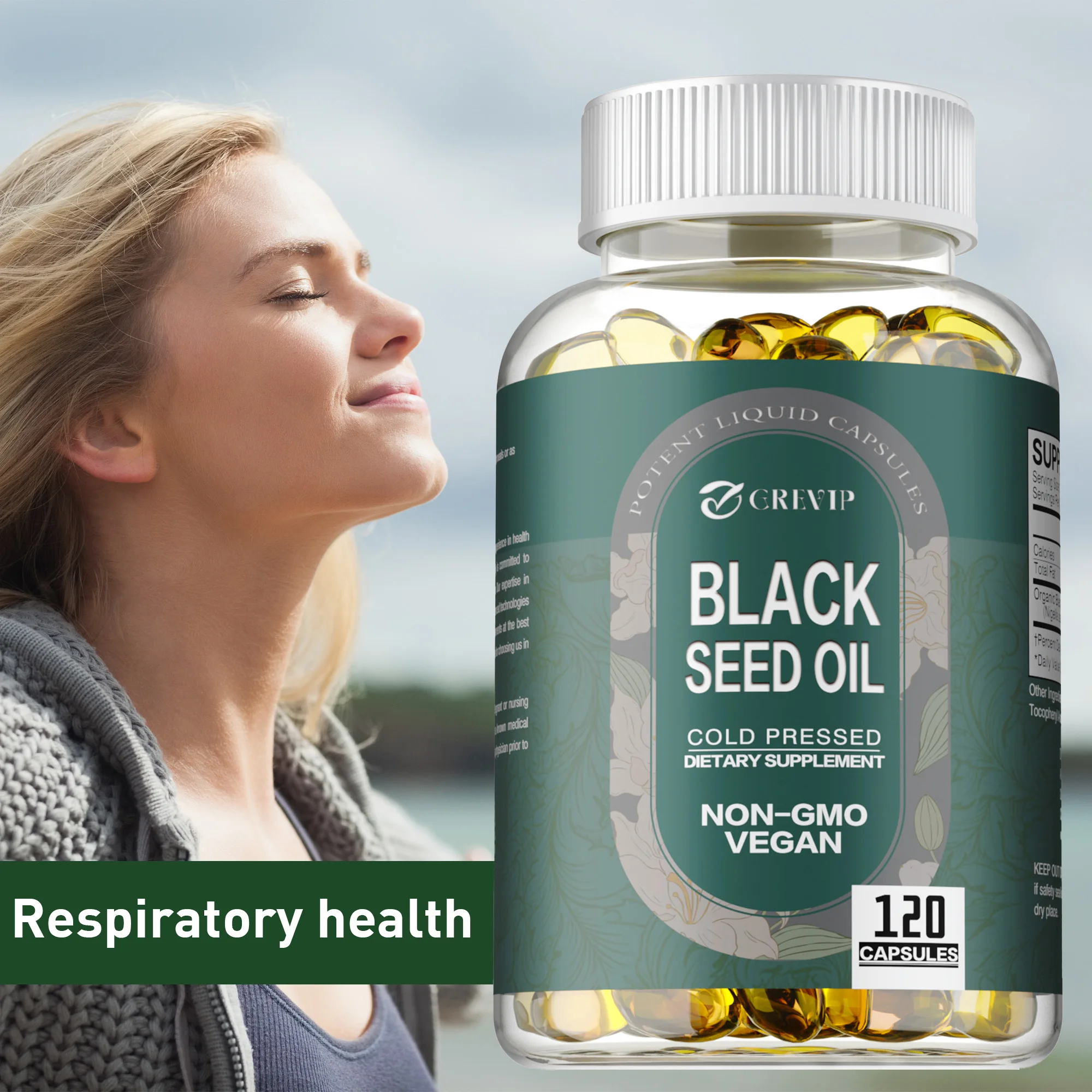 

Black Seed Oil - Anti-oxidation, Promotes Skin, Joints and Respiratory Health, Improve Digestion, Enhance Immunity, Hair Growth