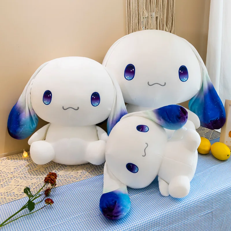 Anime Cartoon Sanrio Cinnamoroll Plush Toy Y2K Creative New Starry Sky Doll Sleeping Pillow Ornament Gift for Friends