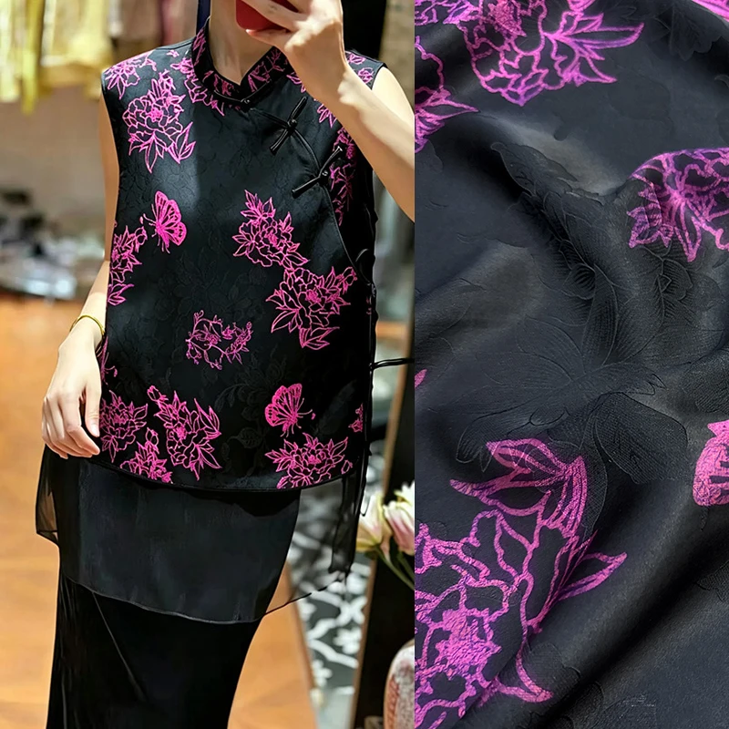 tessuto-in-seta-hualuo-nera-con-stampa-floreale-rosa-larghezza-114cm-spessore-26mm-per-cucito-fai-da-te-pantaloni-morbidi-vestiti-pigiami-r7081