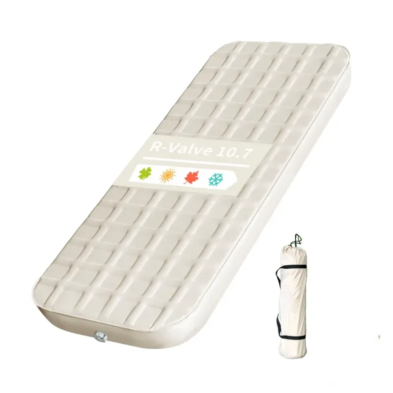 3D Outdoor Thick Foam Self Inflating Mattress Camping 1-2 Person Inflatable Sleeping Pad Easy-taking Camping Mat