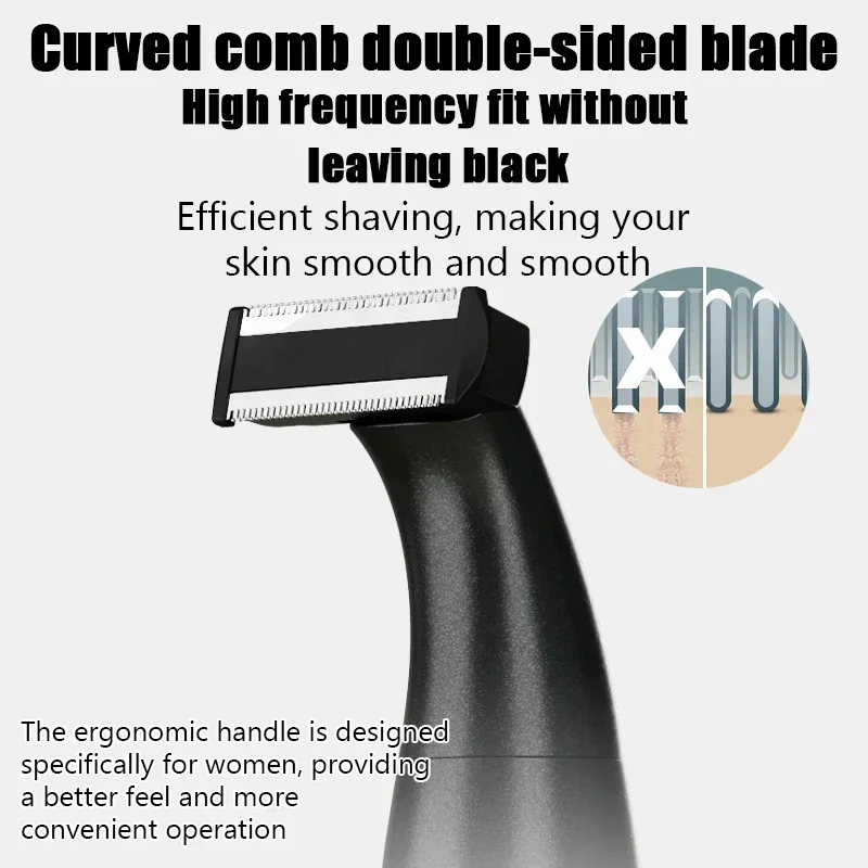 Professional Hair Clippers Precision Shavers Men's Bikini Line Sensitive Razor Balls Egg Shaver Face Trimmer Beard shears image 4