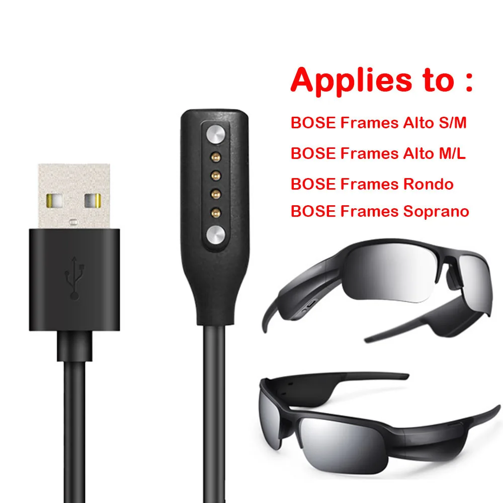 

DC Charger Plug For Bose Frames Rondo Soprano Tenor Alto S/M M/L USB Magnetic Connector Charging Cable Audio Sunglasses Adapter