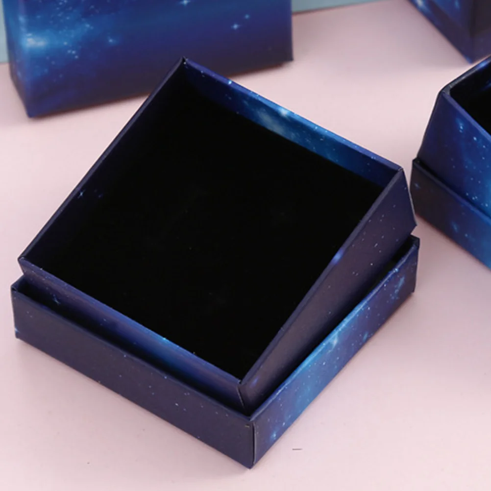 

6 Pcs Jewelry Boxes for Necklace Paper Small Square Selling Cardboard Jewellery Packaging