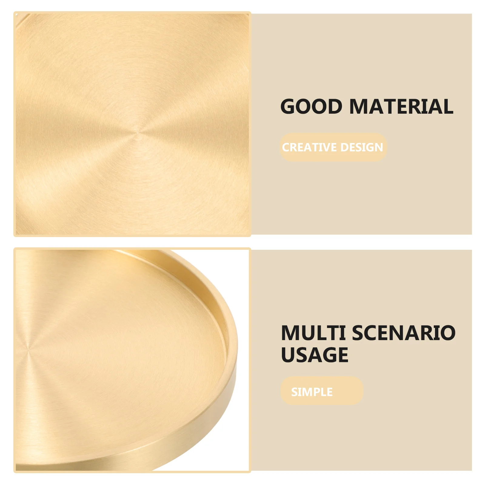 

Copper Tea Coaster Vintage Style Tea Cup Holder Office Storage Tray Decorative Saucer for Coffee Mug Glass Teacup Coaster