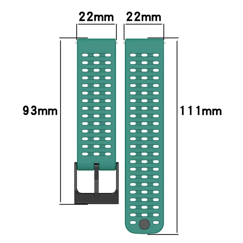 22mm Silicone Watch Strap for Suunto vertical Smartwatch Repalcement Sport Bracelet Wristband for Suunto 5 9 peak pro Bands