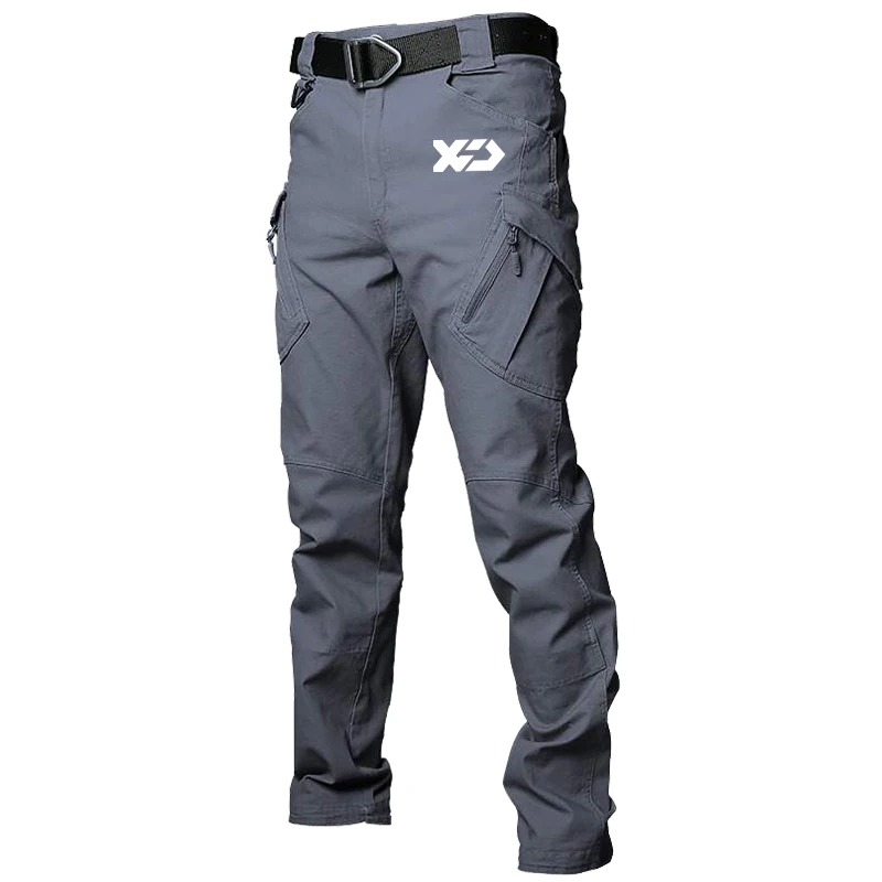 

New Men's Fishing Pants Summer Autumn Outdoor Hiking Camping Trouser Breathable Waterproof Special Forces Fan Quick Drying Pants