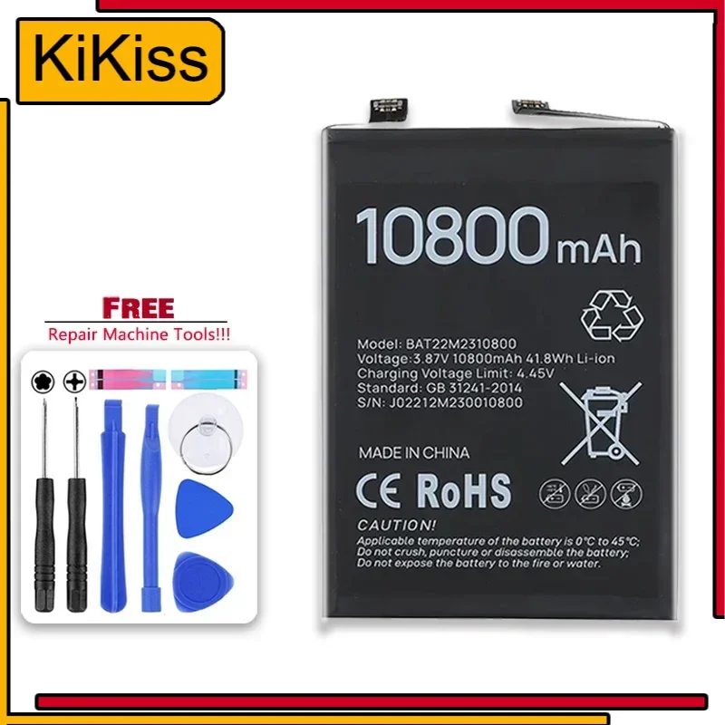 Replacement Battery BAT22M2310800 10800mAh For Doogee V30 Portable batteries