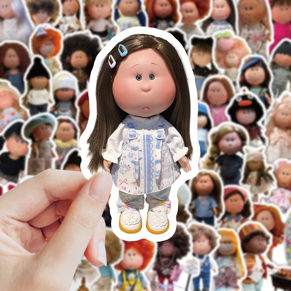 10/70PCS Spain Mia Potato Doll Dress Graffiti Stickers Exquisite Fashion Sticker for Computer Stationery DIY Toys Secret