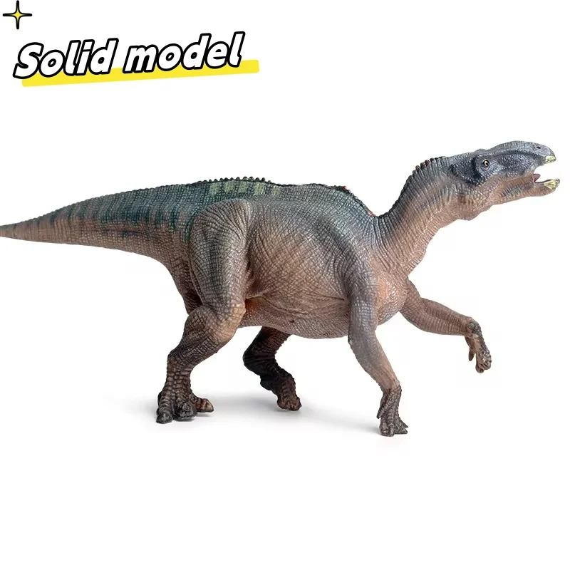 Jurassic Simulation Solid Dinosaur Toy, Ankylosaurus Rex, Modelo animal de borracha, Enfeites estáticos