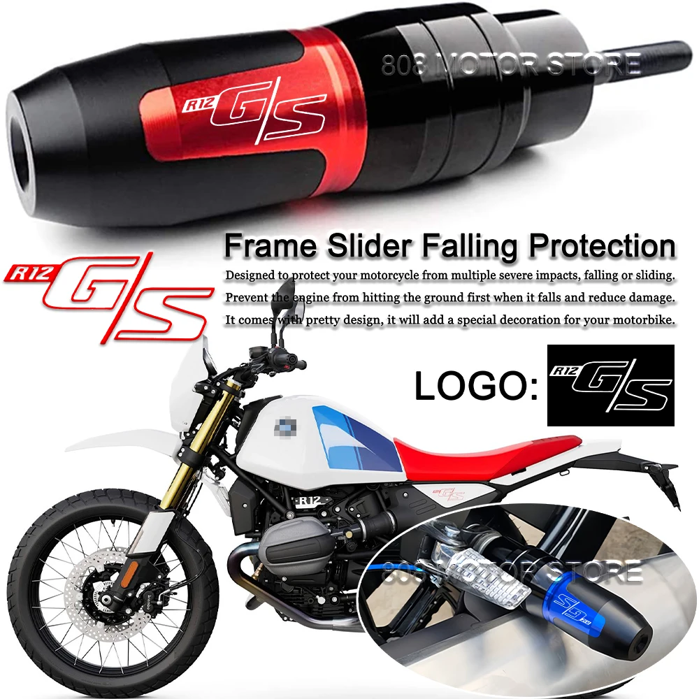 For BMW R12 G/S r12 g/s Motorcycle CNC Accessoires Falling protection Exhaust Slider Crash