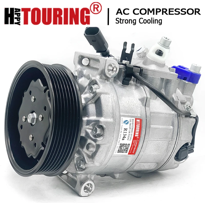 AC Compressor For Bentley Continental GT GTC Flying Spur W12 2003-2017 3W0820803 3B0820803C 3B0-820-803-C 3W0820803SXR