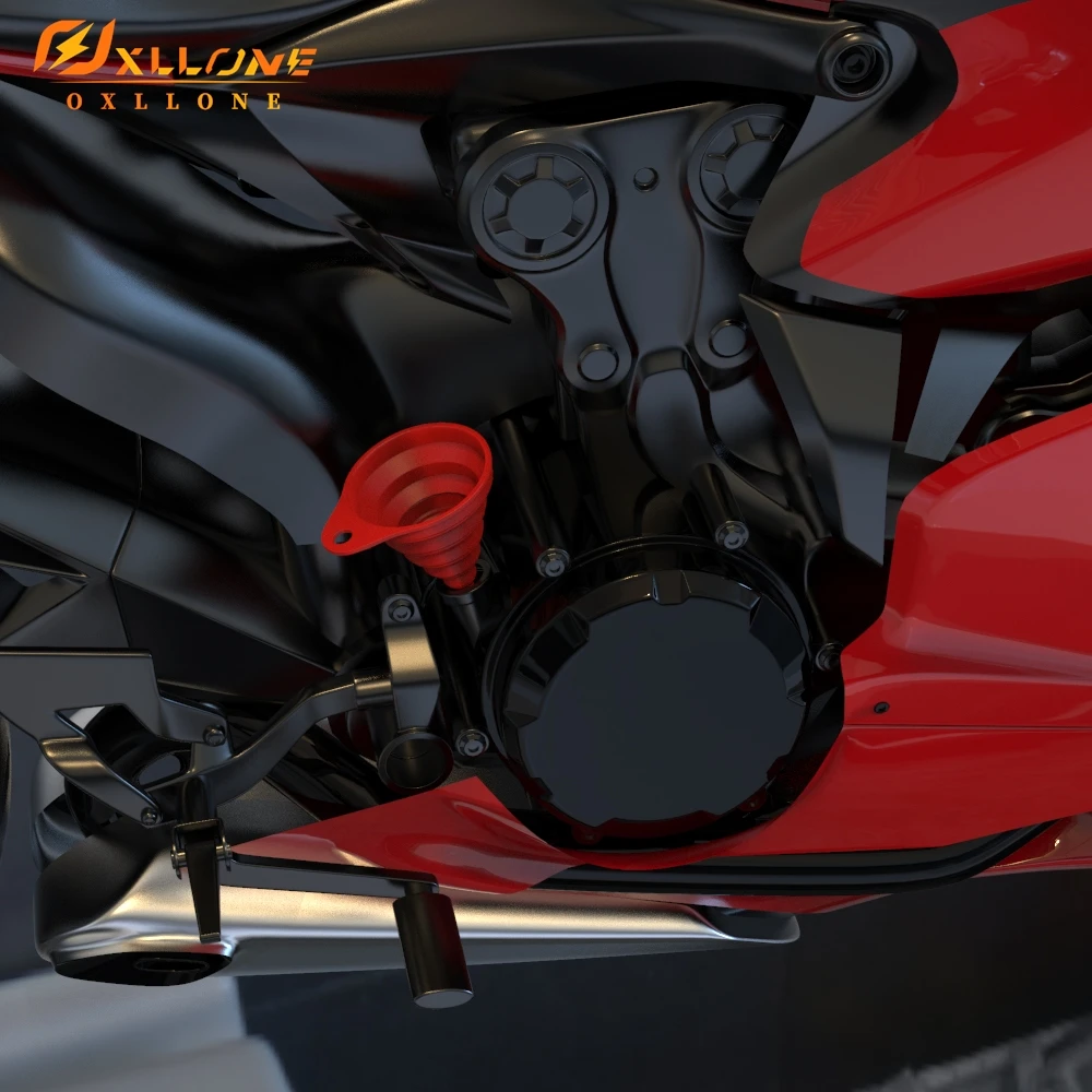Universale Del Motociclo Per BMW F650GS F700GS F750GS F800GS F850GS F650CS ABS Adventure Motore Pieghevole In Silicone Liquido Imbuto