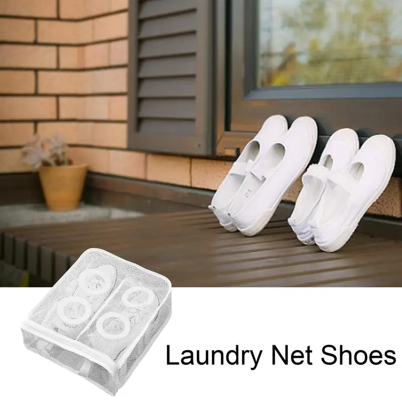 Washing Machine Shoe Bag lazy anti-deformation shoe cover Reinforced Sneaker Wash Bag Heavy-Duty Shoes Cleaning Laundry Bag