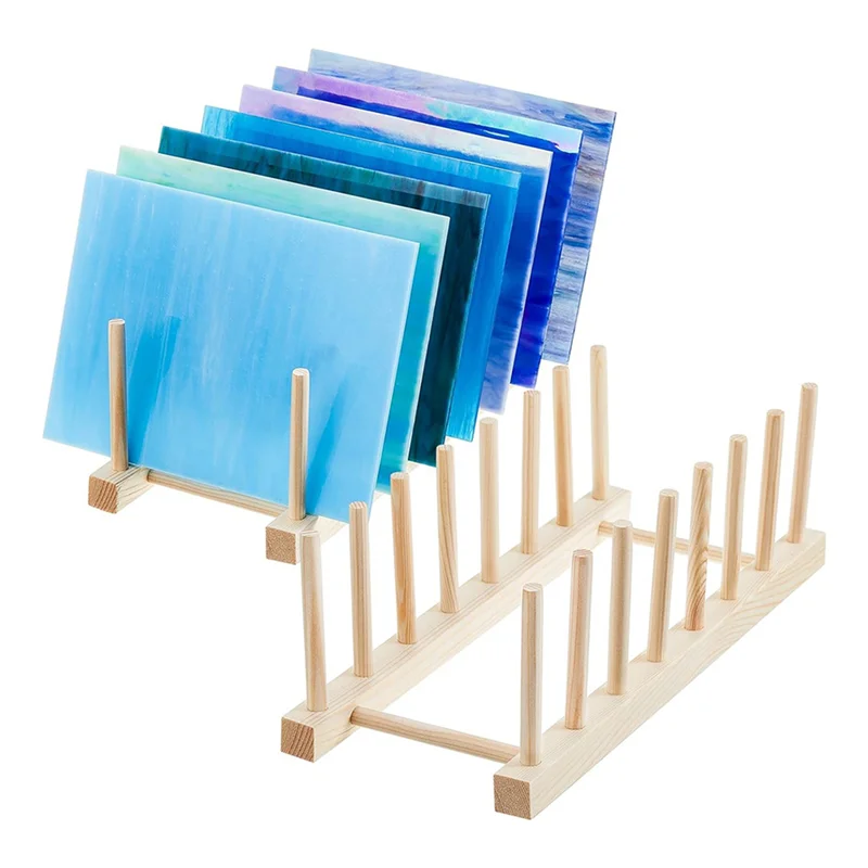 ABPQ-4X Stained Glass Organizer Stained Glass Tools Stained Glass Sheets Storage Holder Organizer Rack For Stained Glass