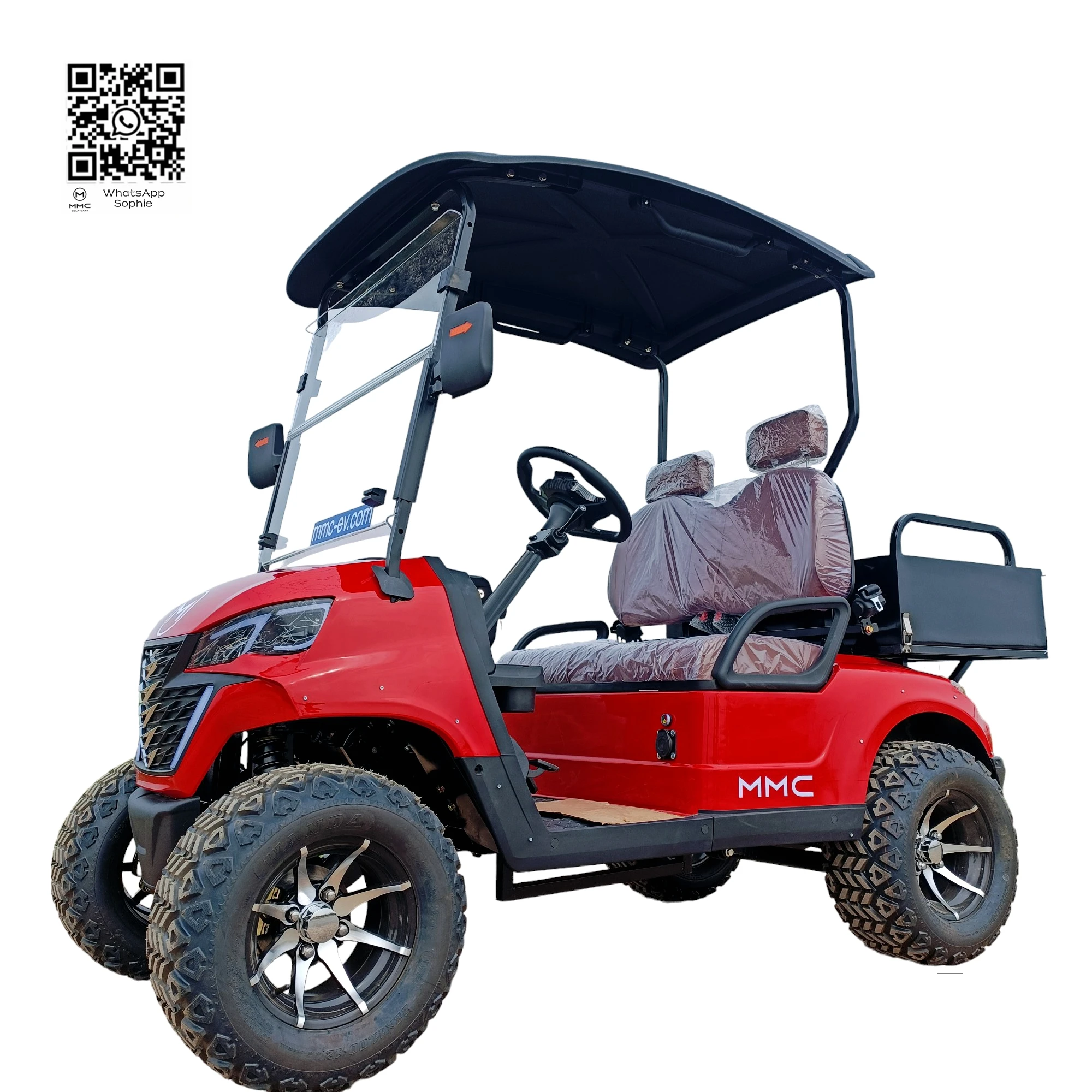 Chinese Cheap 48V/3.7KW 2 Seater 30% Climbing Slope Mobility Scooter Electric Hunting Buggy Golf Cart For Adults