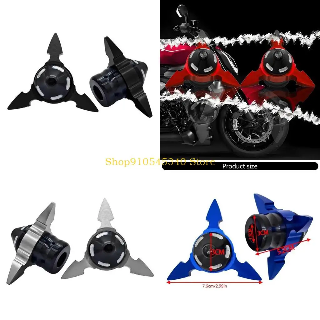 

U2ja Стильные мотоциклевые передние вилки крышки вилок защиты от дополнительной долговечности