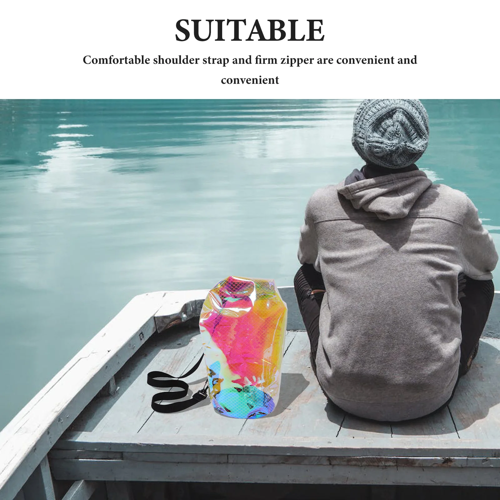 Sac sec étanche 10l, sac à dos d'extérieur, conception à roulettes pour kayak, Rafting, paddle, plaisance, plage, pêche, bateau, aventure