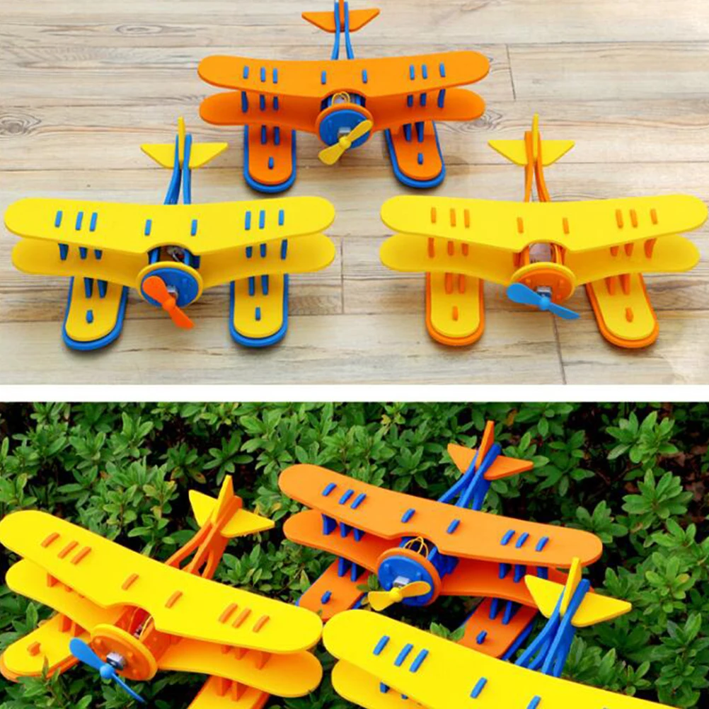 

1pc Kids Water Plane Eva Assembly Diy Science Education Vibrant Summer Pool Party Parent Child Playtime Gift No