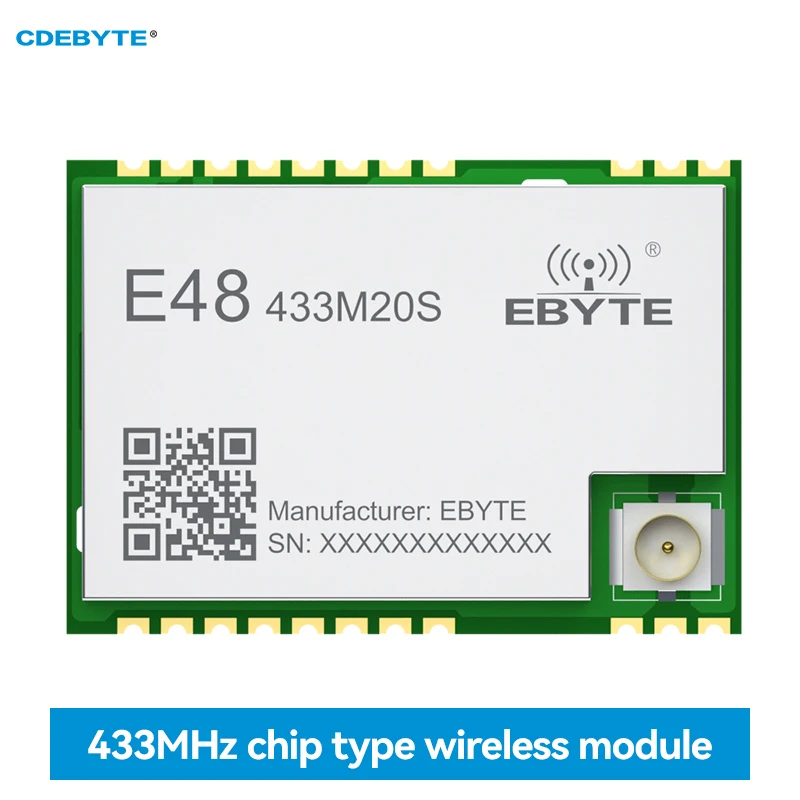 

CMT2310A 433Mz Wireless Module CDEBYTE E48-433M20S SPI Low Power Consumption 3.5KM 20dBm IPEX/Stamp Hole SMD Module Small Size