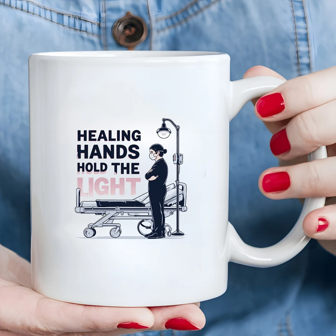 

11oz Cup for Healthcare Professionals Exclusive Christmas Heartwarming Gift Bedside Care Light Kids Office Cold Hot Beverage Cu