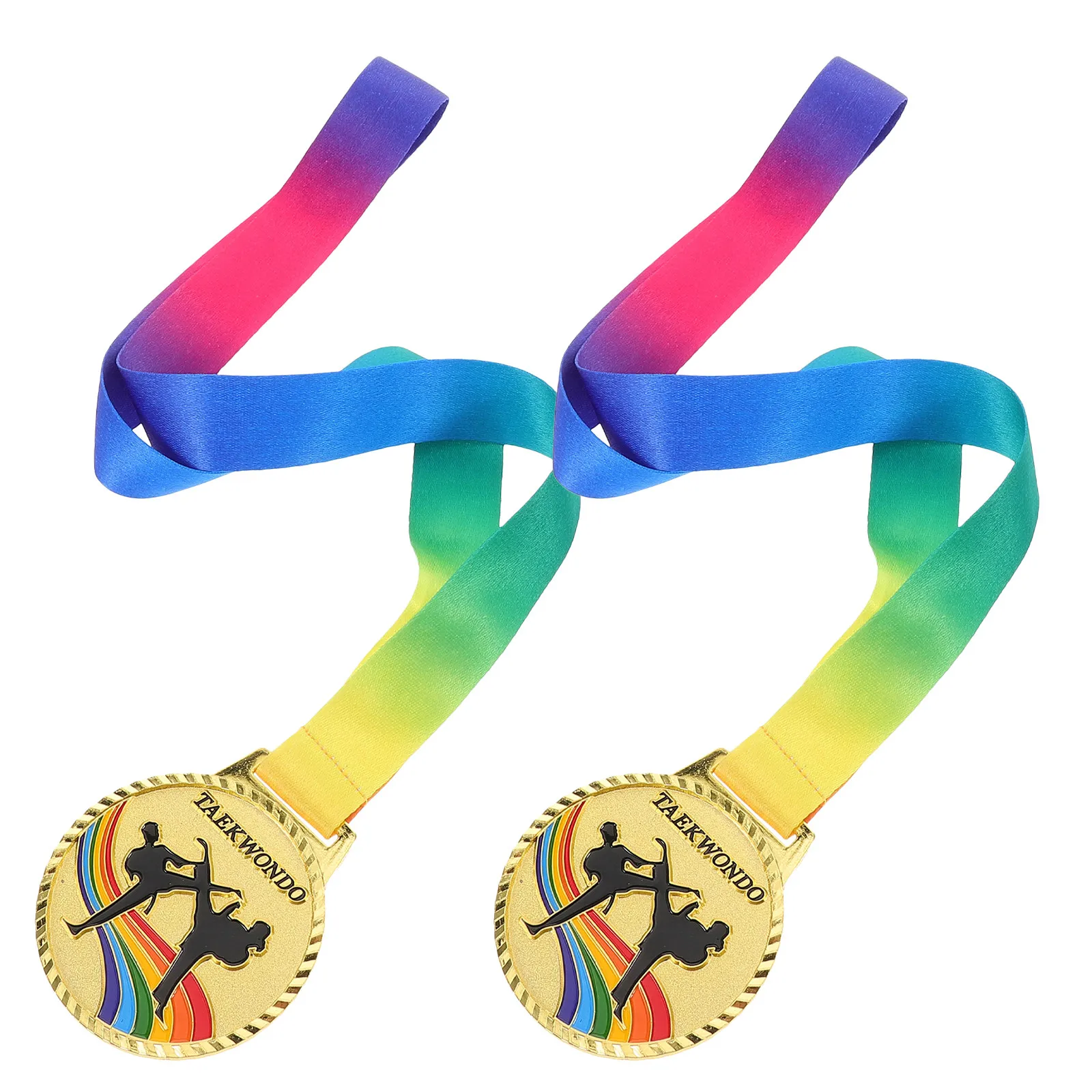 2-medalhas-de-vencedor-de-taekwondo-design-elegante-trofeu-desportivo-–-ideal-para-clubes-de-taekwondo-festas-de-formatura-e-celebracoes-de-conquistas