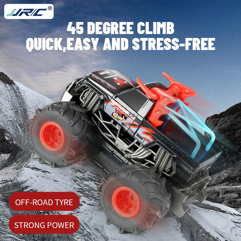 JJRC Q135 anfibio RC Car 2.4G 4WD auto ad alta velocità Desert Pull Off-Road Truck Vehicle All Terrain Controlled Toys RTR per bambini