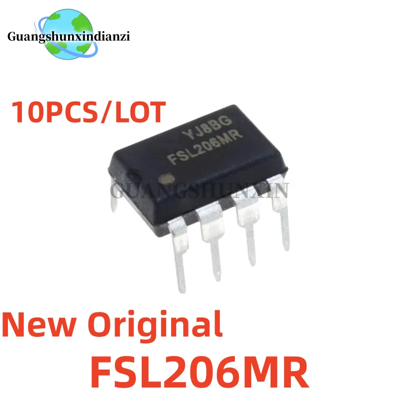 New Original 10PCS/LOT FSL206MR DIP-8 Power management chip Best Quality In Stock