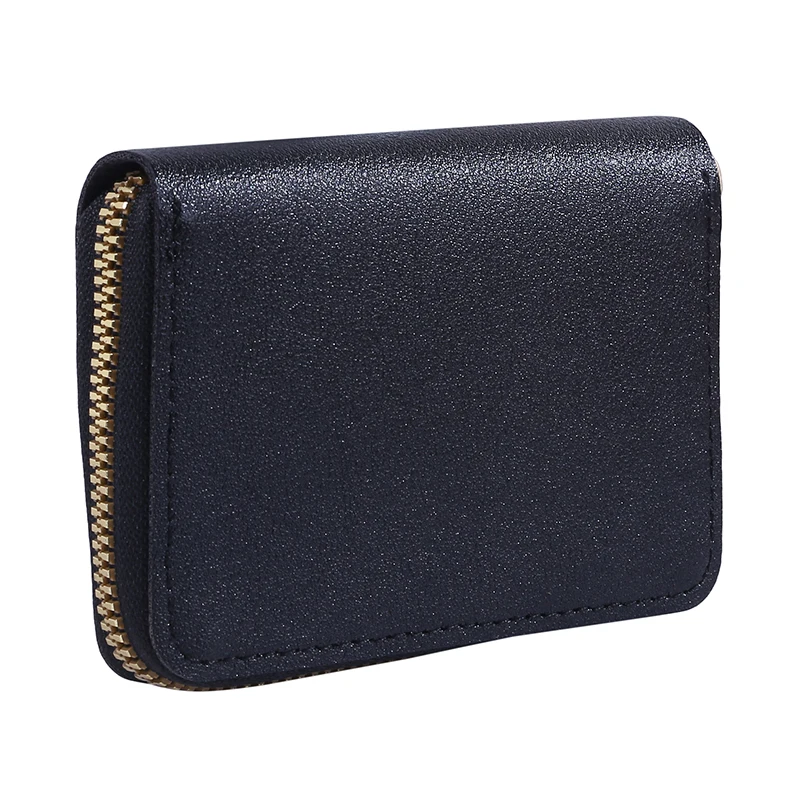 Business Card Holder Wallet High Quality Large Capacity Wallets Women Men Solid Color Credit Card Holder Multi-Card Wallet Case