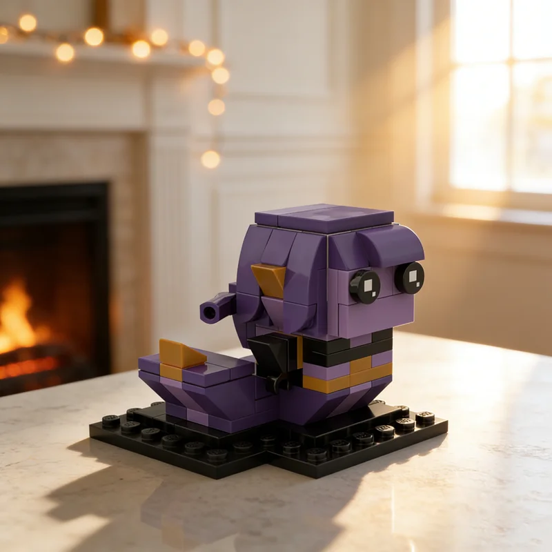 129pcs MOC Small Vexoria The Sun Eater Tail Brickheadz Model Building Blocks Toys Architecture Christmas Gift Brick Kids