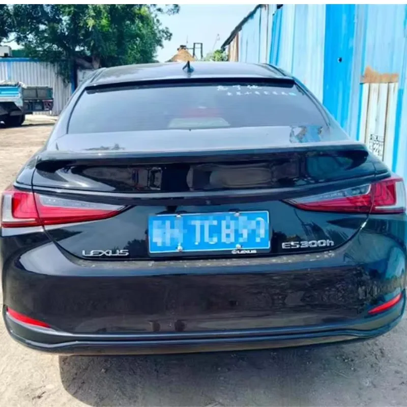 For 2018-2024 Year Lexus ES Series Roof Spoiler Wing ABS Plastic Trunk Rear Tail Lip Accessories Body Kit view 6
