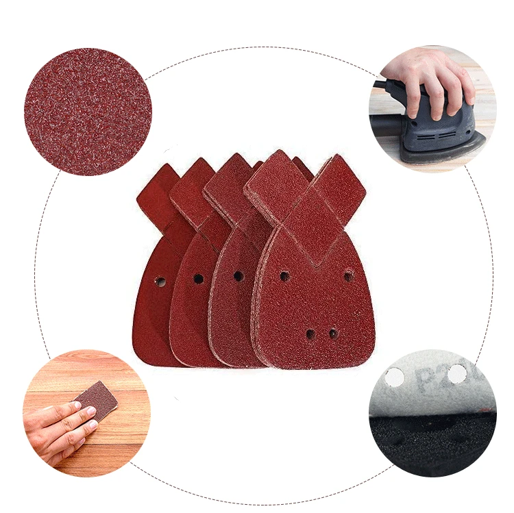 10pcs 95x170mm 4Hole Sandpaper 80 to 2000 Grits Sanding Dics for Wood Furniture Metal Automotive Polishing Sanding Paper