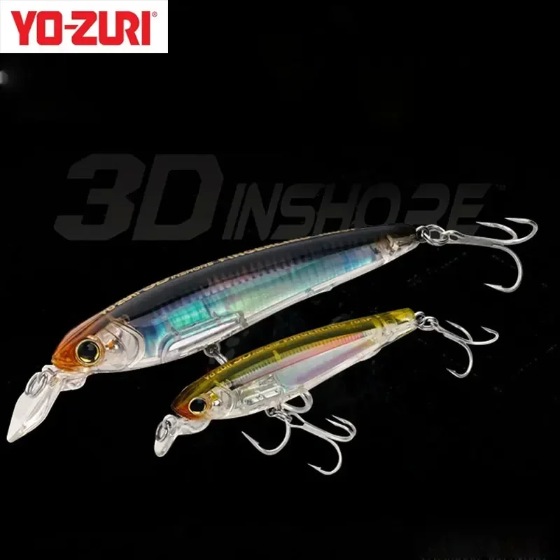 Japan YO-ZURI Minnow 3D Prism Refraction R1409 Bass Cocked Mouth Shallow  Water Lure Hard Bait Lure - AliExpress 18