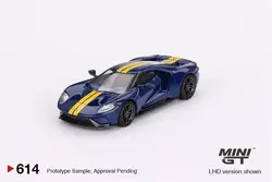 MINI GT 1:64 Ford GT Sunoco Blue LHD Diecast Model Car