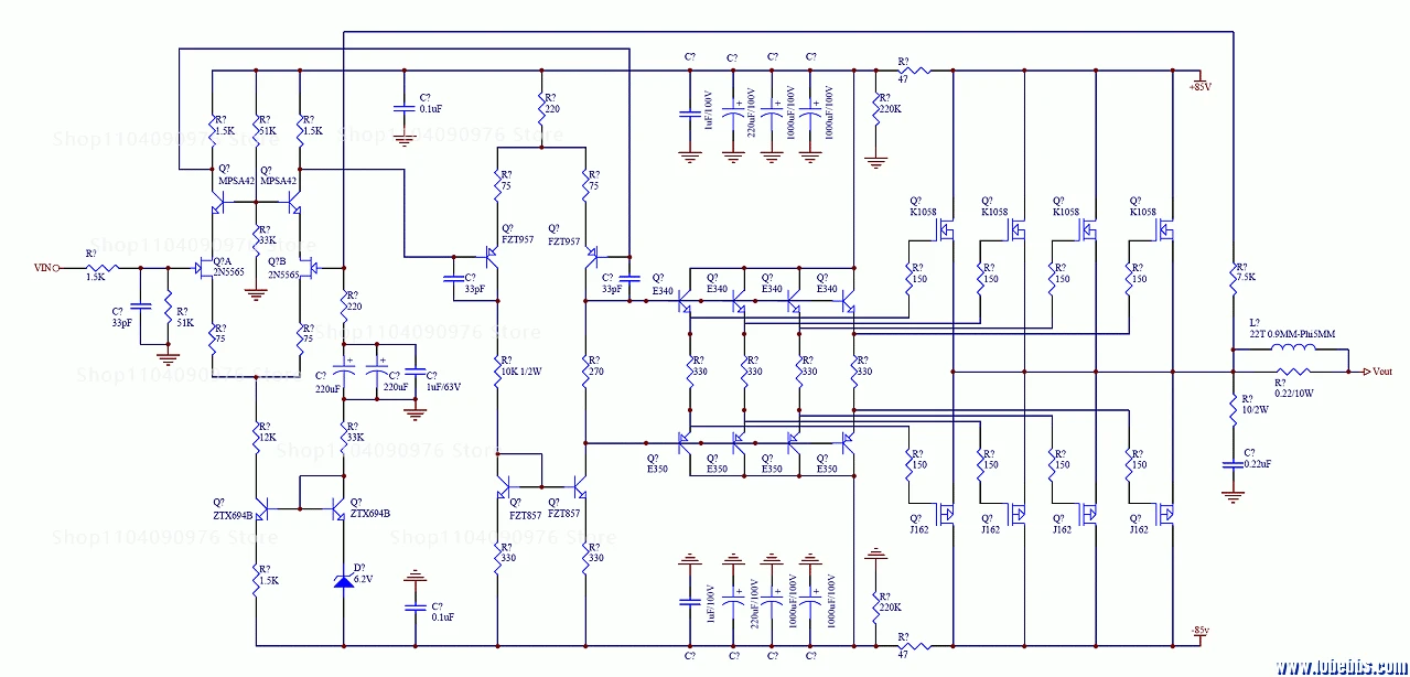 C3264A1295 Gowan line, mono amplifier board (with AP test)