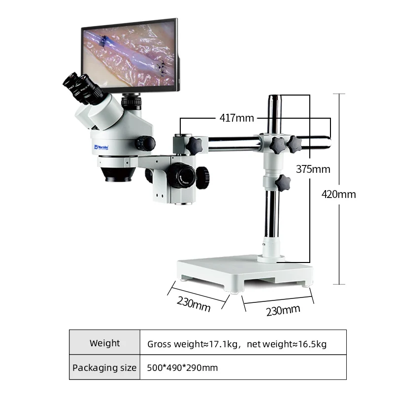 MSD203-11.6YT Setereo Microscope For Teaching Industrial Inspection Scientific Research