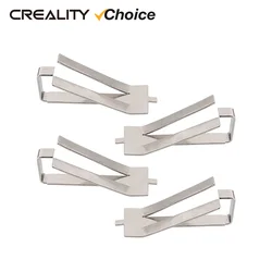 Creality 4PCS 3D Printer Parts Stainless Steel Glass Heated Bed Clips Clamp Holder Heatbed Clip For Ender 3 V2 Ender3 Pro CR-10S