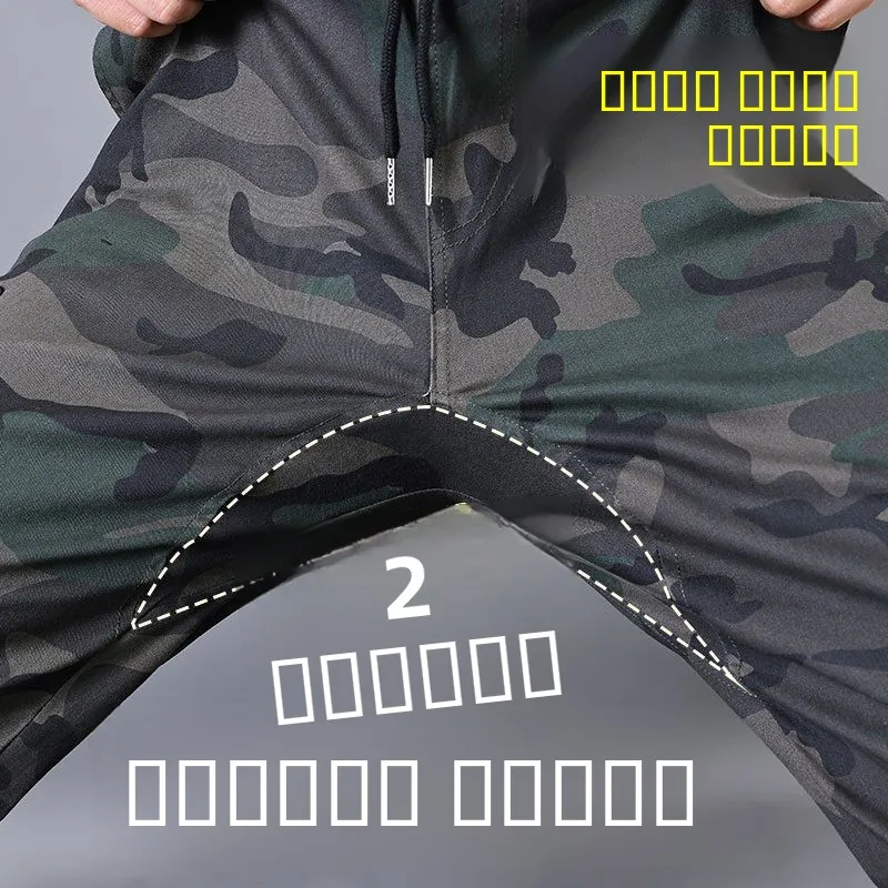 

Мужские рабочие брюки для весны, осени и зимы, устойчивые к разрывам, износостойкие, эластичные, камуфляжные, для строителей