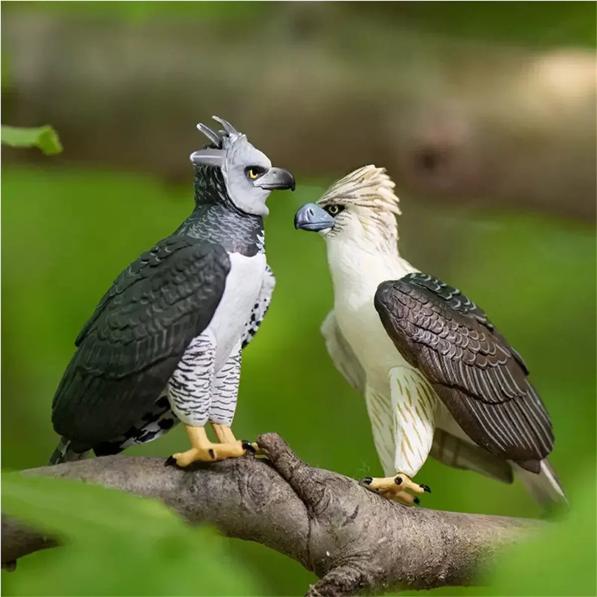 Philippine Eagle Model Wild Animal American Harpy Eagle Collector Ornate Hawk-Eagle Realistic Decoration Kid Gift Toy