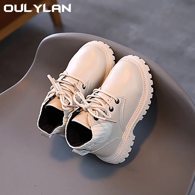 

OULYLAN Keep Warm Children Booties Waterpoof Anti Slip Abrasion Resistant Lightweight High Quality Outdoor Casual Kids Boots