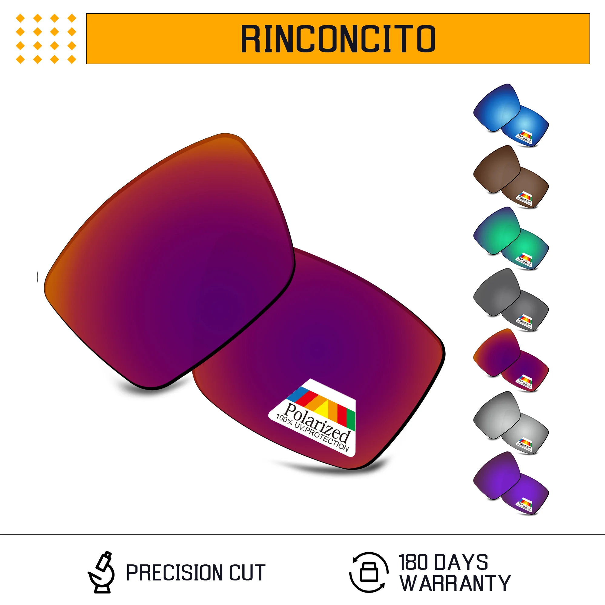 

Rarayvix Polarized Replacement Lenses UV400 Protective Compatible with Costa Del Mar Rinconcito 06S9016 Sunglasses