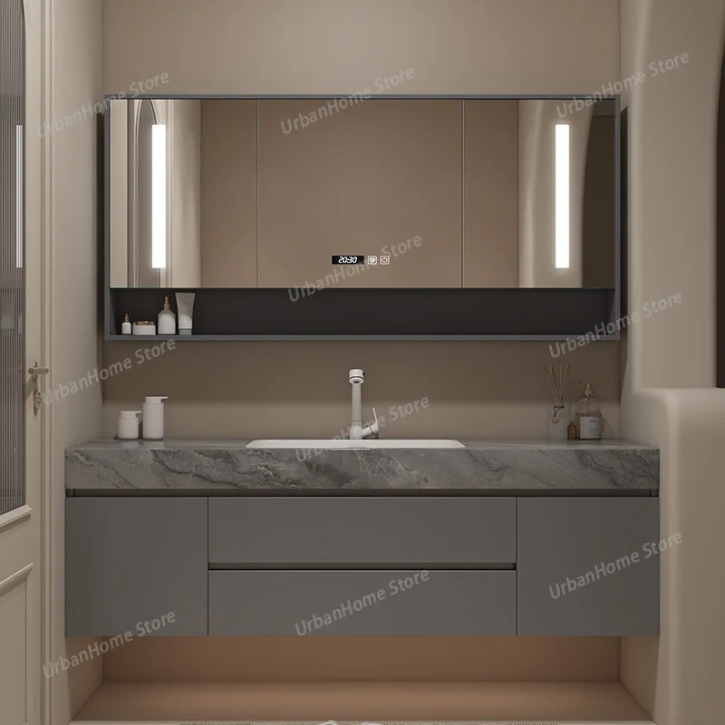 

Washing Design Bathroom Cabinet Mid-century Foreign High Bathroom Cabinet Vintage Bathroom Furniture Kylpyhuonekaappi XYYSG